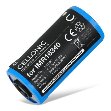 Batteri for Olight Baton 3, Perun Mini, S1R Baton II 680mAh fra CELLONIC
