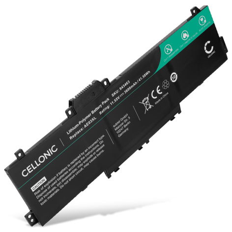 Batteri til HP 250 G10, Gen 10, 255 Gen 10, 240 G10, 245 G10, 246 G10, 256 G10, 14-EE, 14-EM, AE03XL, HSTNN-OB3E AE03XL (3600mAh, 11.55V) fra CELLONIC