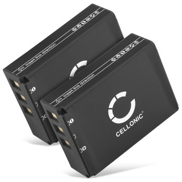 2x Batteri for Fuji FinePix SL300, S1, SL1000, SL280, SL240, SL260, SL245, SL305, F305 NP-85 (1500mAh, 3.7V) fra CELLONIC