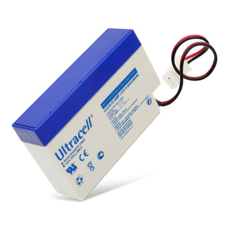 UL0.8-12 Blybatteri 12V 800mAh (9.6Wh) fra Ultracell