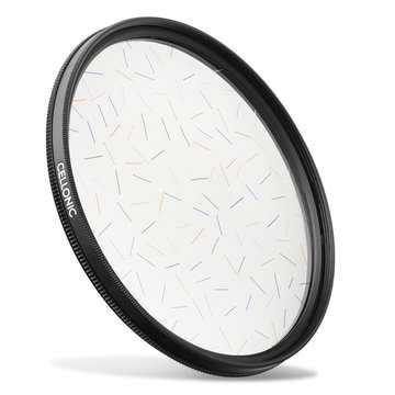 Regnbue Stjernelys Stripet filter for Ø 77mm Effektfilter