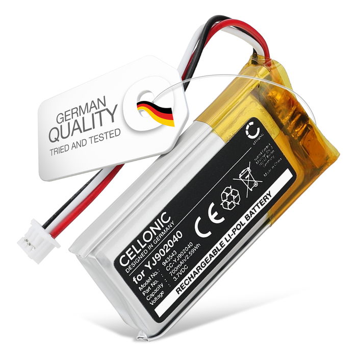 Batteri til Babymoov A014304 Babyphone Handy Care (700mAh, 3.7V) fra CELLONIC