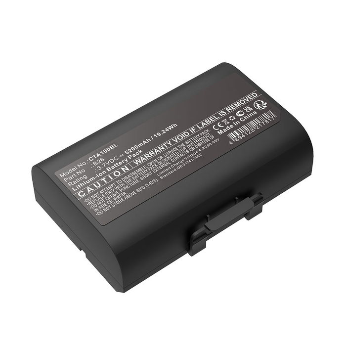 Batteri for Castles Saturn S1F2, 1000F B26 (5200mAh, 3.7V) fra CELLONIC