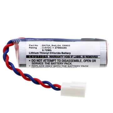 Battery for DAITEM DP1000, 1000 DP1101X, 4D14111X BAT04, BatLi04, D8903 (2700mAh, 3.6V) by CELLONIC