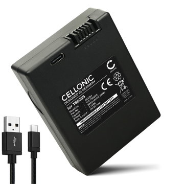1x Batteri for Eufy eufyCam 3, eufyCam 3C, E330, S330, Smart Lock S230, SmartDrop, Video Smart Lock S330 T8520S (8800mAh, 3.7V) + USB C Cable fra CELLONIC