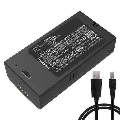 Battery for Imou Cell 2 FRB20 (5200mAh, 3.6V) + USB Cable from CELLONIC