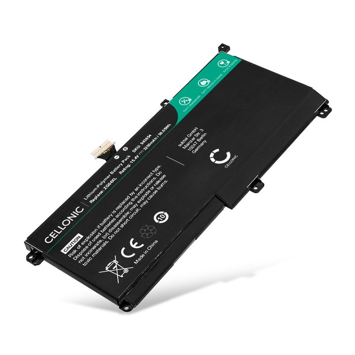 Batteri for HP ZBook Studio G5, Studio x360 G5, Elitebook 1050 Gen 1, ZG04XL, L07046-855, L07352-1C1 3250mAh 15.4V fra CELLONIC