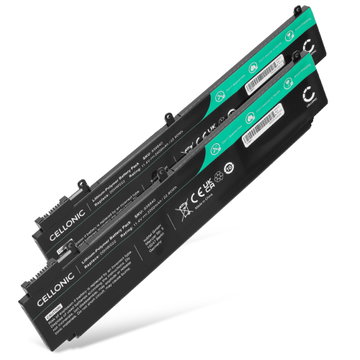 2x Batteri for Lenovo ThinkPad T460s, T470s, Lenovo 00HW022, 00HW023, SB10F46461 2000mAh 11.4V fra CELLONIC