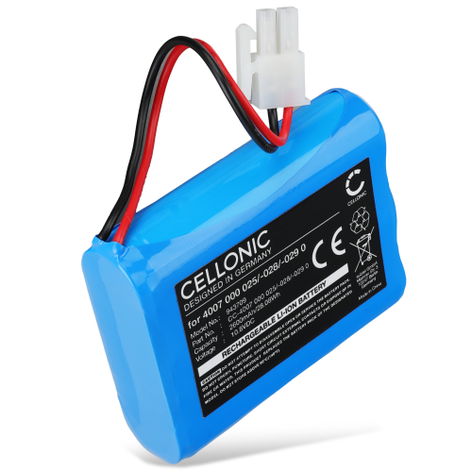 Battery for Becker Hazard Control; HC520; 2447-3007-520, 2447-3031-01 (2600mAh, 10.8V) from CELLONIC