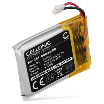 Batteri for Garmin Fenix 5S, Fenix 5S Plus 361-00096-00 (150mAh, 3.7V) fra CELLONIC