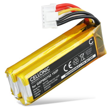 Battery for JBL Grip GSP982752 1S2P (2600mAh, 3.85V) from CELLONIC