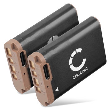 2x Batteri for Sony Cyber-shot DSC-RX100, DSC-RX100M3 (RX100 III), NP-BX1 (1120mAh, 3.6V) fra CELLONIC