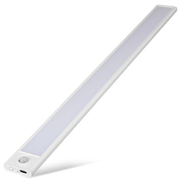 50cm Oppladbar LED-lysliste | Bevegelsessensor | 3 Fargetemperaturer (3000K/4000K/6000K) | Trådløst Magnetisk Skapslys fra CELLONIC