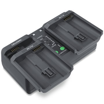 USB dobbel lader (EN-EL4, EN-EL4a) for Nikon D3, F6, D3s, D2X + 1m fra CELLONIC