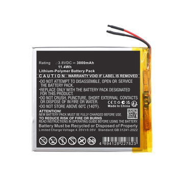 Batteri for Archos 70 Oxygen, AC70OX, AC70OXV2, Archos 298292, GPC298292 298292 (3000mAh, 3.7V) fra CELLONIC