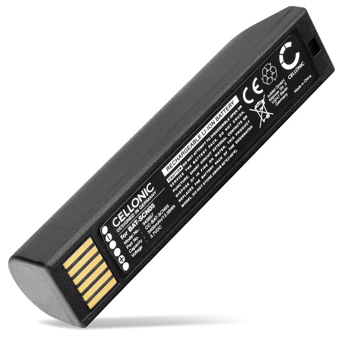 Batteri for Honeywell Granit XP 1990iSR, Xenon 1902GHD 3400mAh 3.7V fra CELLONIC