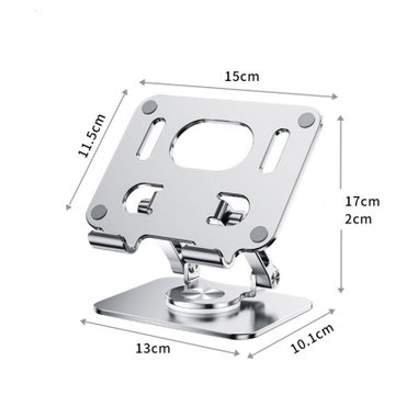 Tablet stand made of aluminium for tablets till 10", svart