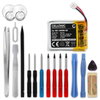 Batteri for Garmin Fenix 5S, Fenix 5S Plus 361-00096-00 (150mAh, 3.7V) + Verktøy fra CELLONIC