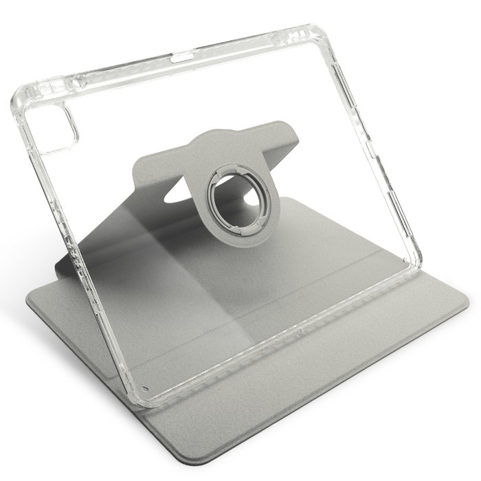 CELLONIC 360 Graders iPad Deksel med Klaff, for iPad Air 13/Pro 12.9, Grå